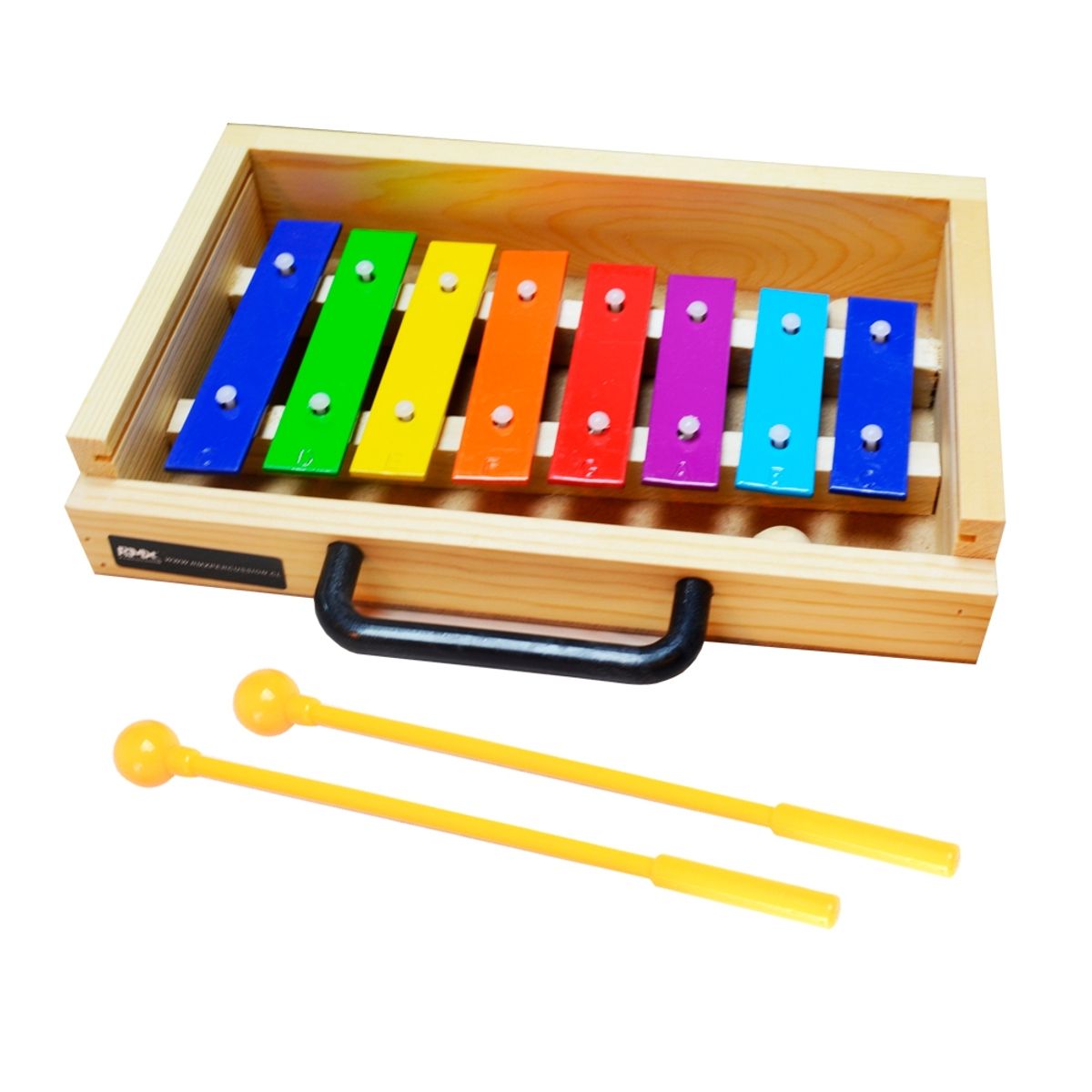 RMX - METALOFONO 8N COLORES CON CAJA DE MADERA RMX