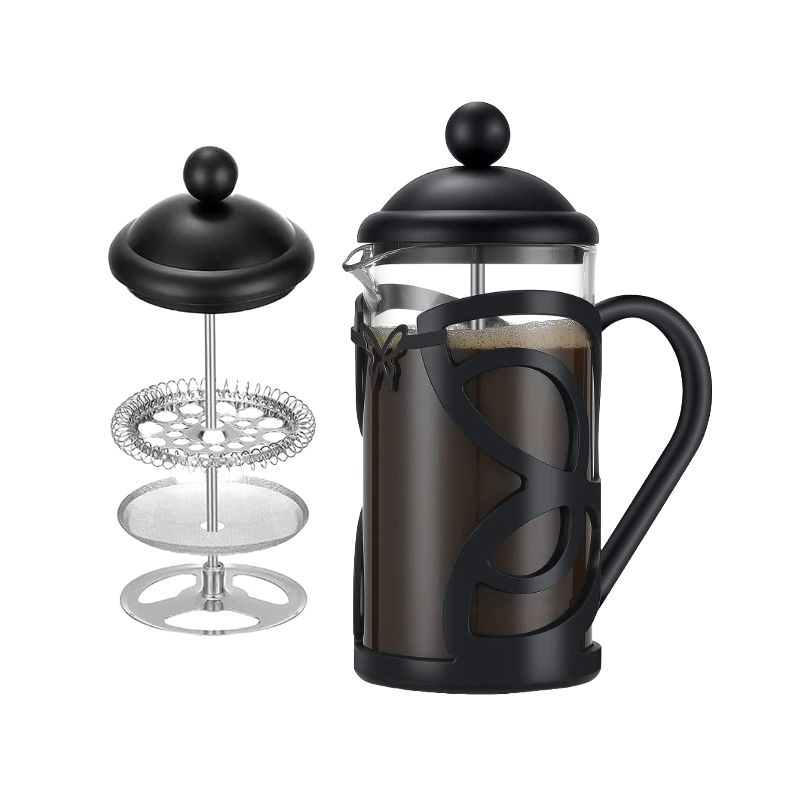 GENERICO - Prensa Francesa Rs Cafetera - Té Manual 6oz Espresso Color Negro