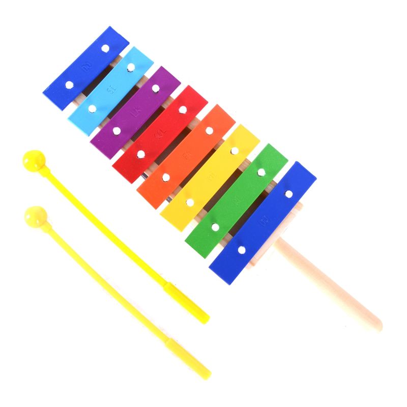 RMX - METALOFONO 8N COLORES CON MANGO DE MADERA RMX.