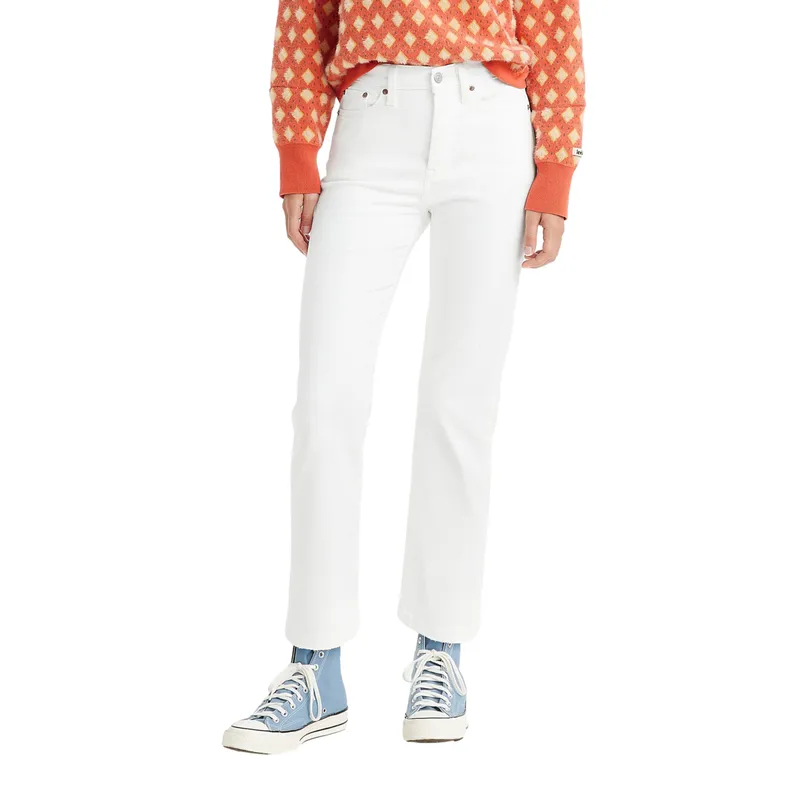LEVIS - Jeans Mujer Wedgie Straight Blanco Levis