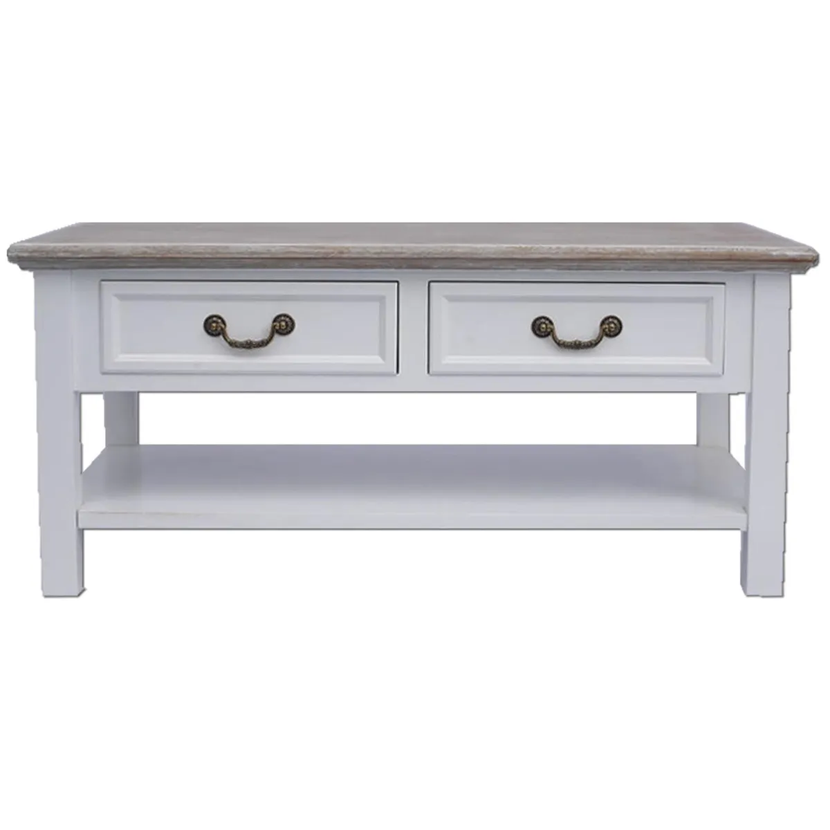 ECOMUSO - MESA CENTRO CLASICO BLANCO CUBIERTA ALBAYALDE ECOMUSO EF16916