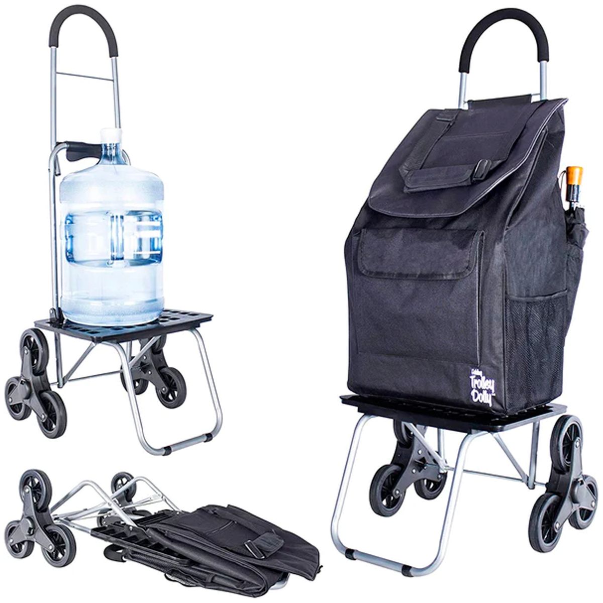 CARRY ALL - Carrito De Compras 52 Litros Escalador Plegable Big Trolley Dolly