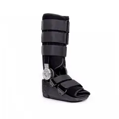 ONEDER - Bota Ortopédica Mecanismo Rom Cam Walker Alta Negra Talla XL
