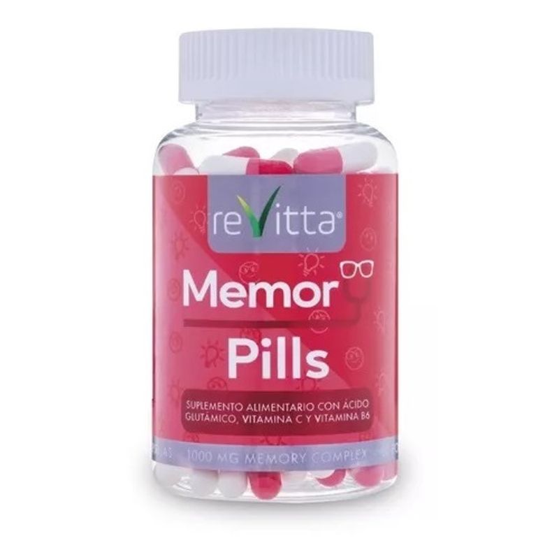 REVITTA WELLNESS - Memory Pills 120 Capsulas 1 Frasco Revitta. Memoria/ Aprendizaje.