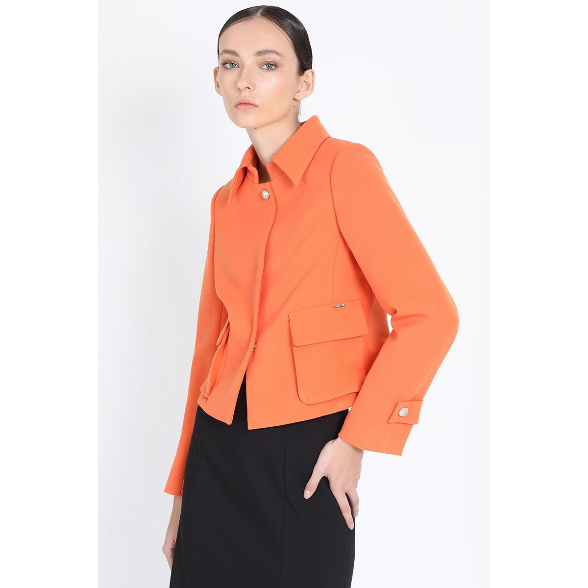 LIOLA - Chaqueta Corta Cargo, Naranjo Liola