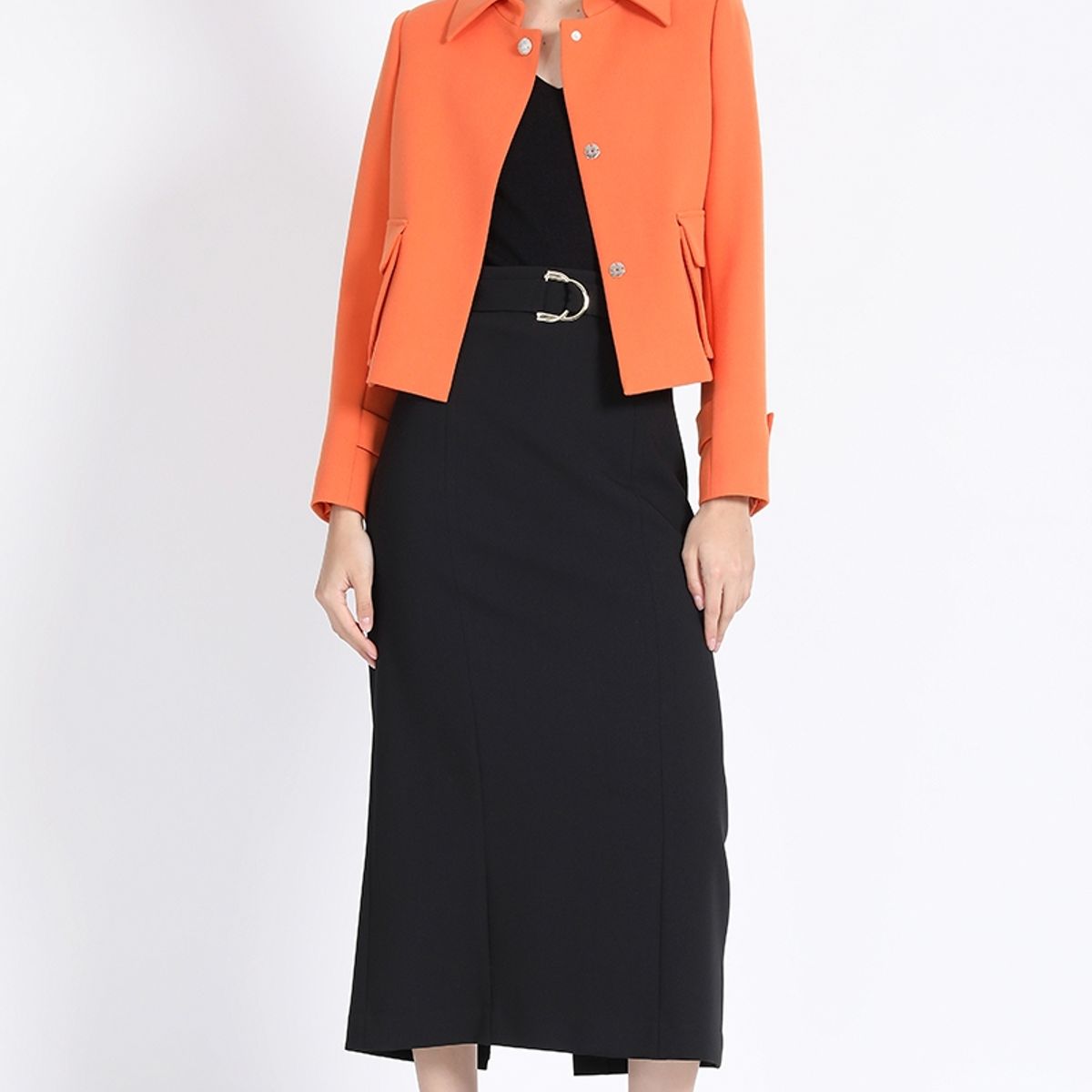 LIOLA - Chaqueta Corta Cargo, Naranjo Liola