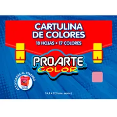 PROARTE - Cartulina De Colores 18 Hojas
