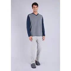 ARROW - Pijama Largo Cuello V