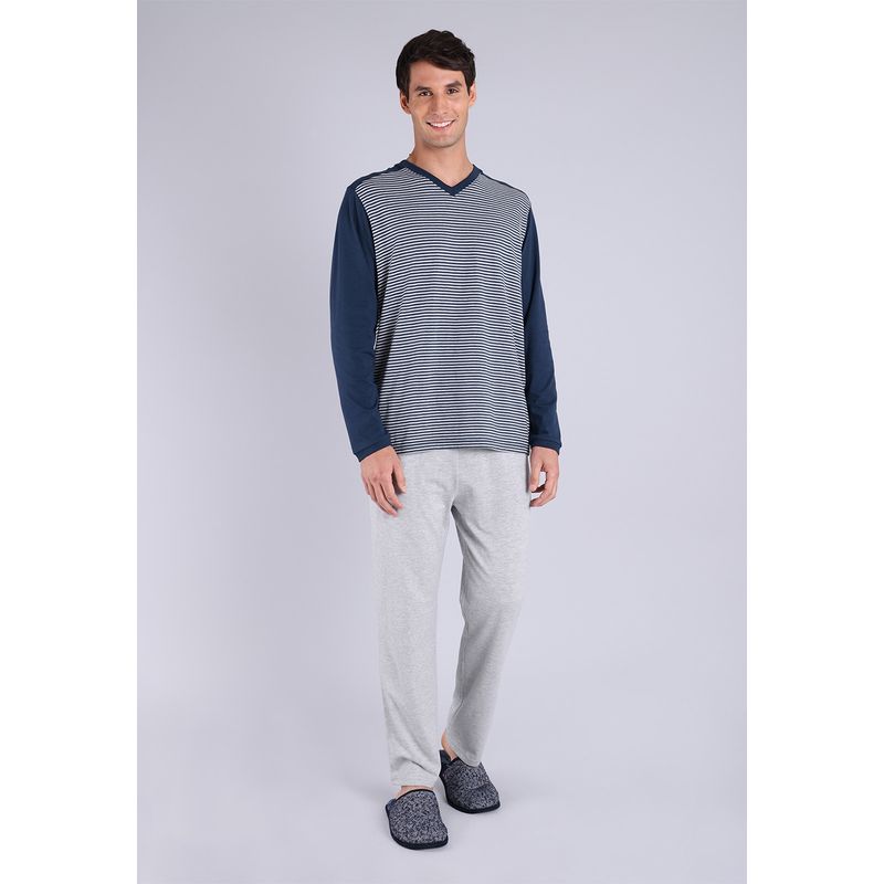 ARROW - Pijama Largo Cuello V Arrow ARROW