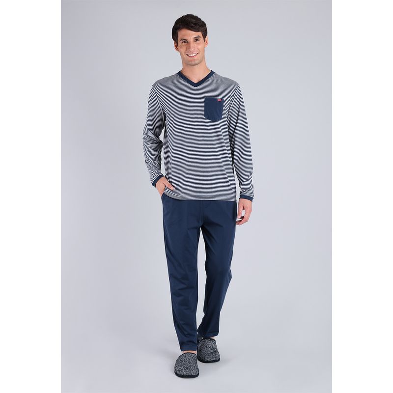 ARROW - Pijama Largo Cuello V Arrow ARROW