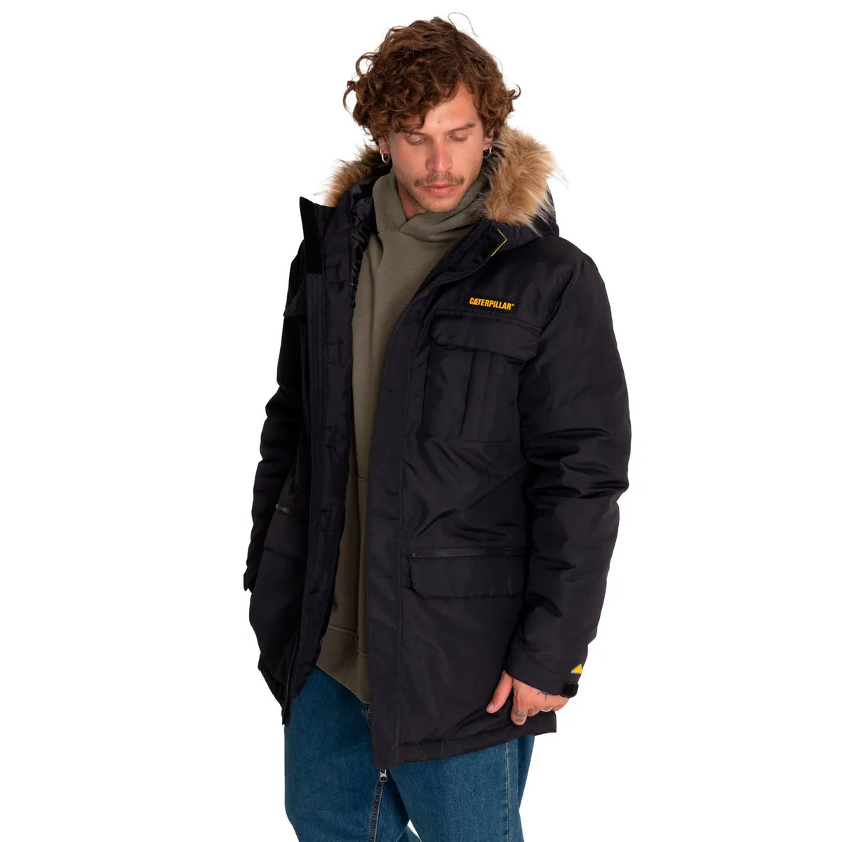 CAT - Parka Hombre Mediumweight Insulated Utility Negro CAT