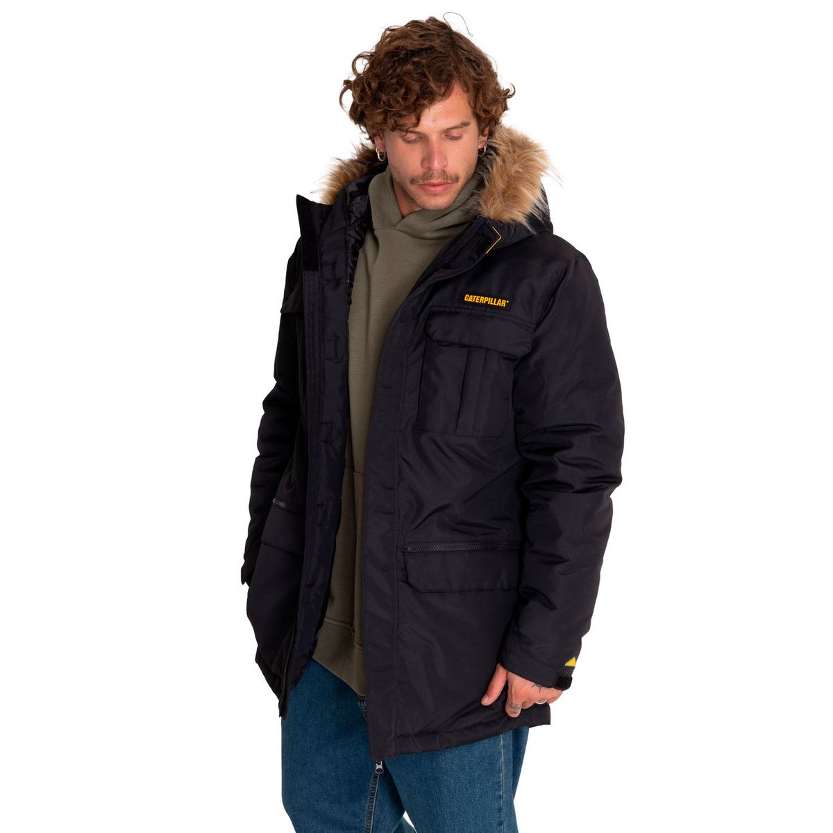 CAT - Parka Hombre Mediumweight Insulated Utility Negro CAT