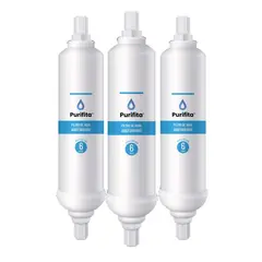 COREAQUA - Filtro de Agua para Refrigerador LG Purifita ADQ73693901 x3