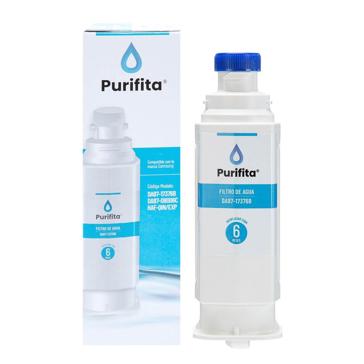 COREAQUA - Filtro Agua Para Refrigerador Samsung DA97-17376B