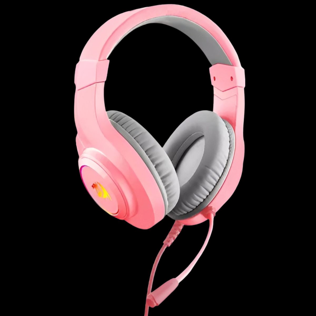 REDRAGON - Audífonos Gamer Rosados Multiplataforma Redragon Hylas H260P - Rosa