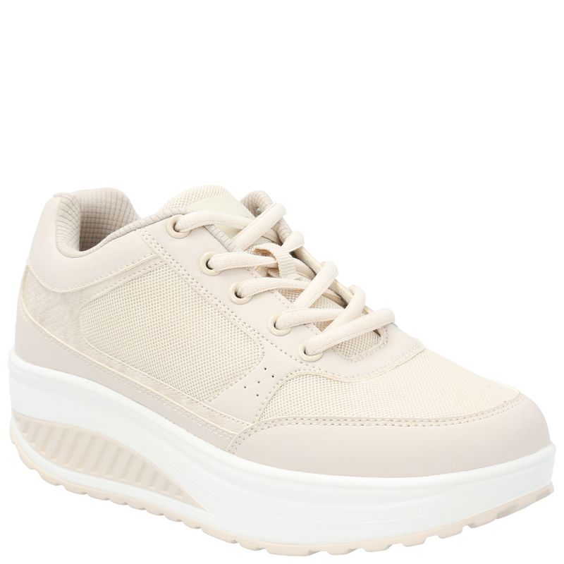 AZALEIA - Zapatilla Mujer Coral Beige AZALEIA