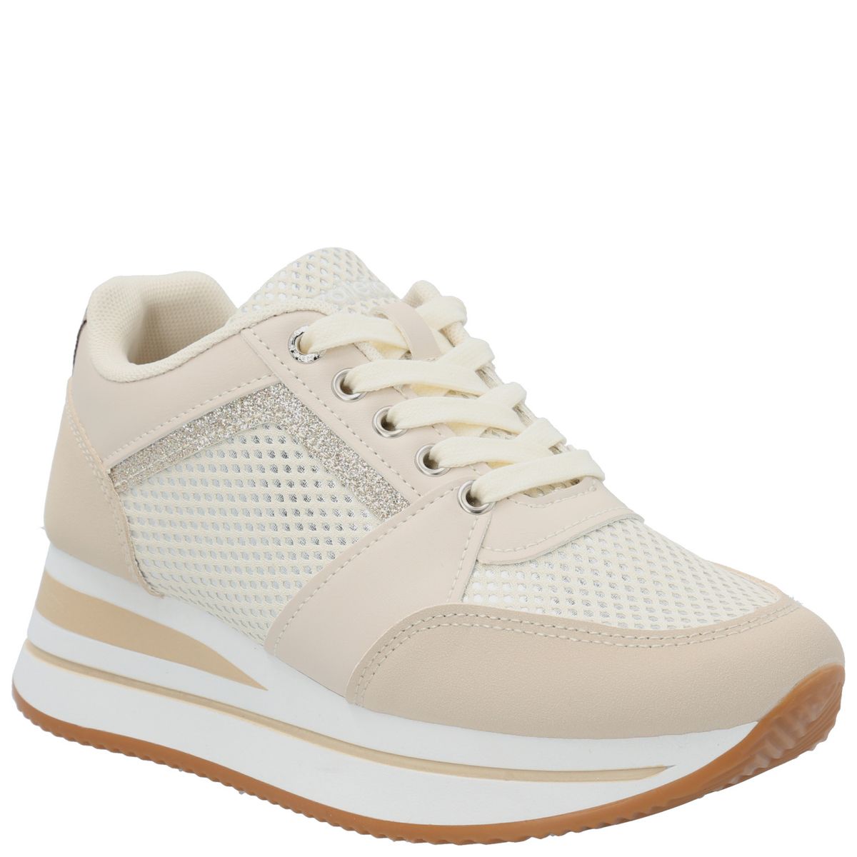 AZALEIA - Zapatilla Mujer Chica Beige AZALEIA