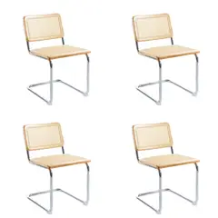 OH MI HOGAR - Pack 4 Sillas Breuer Natural