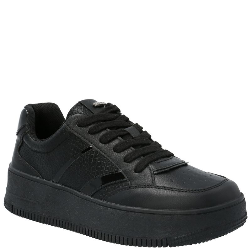 AZALEIA - Zapatilla Mujer Caco Negro AZALEIA