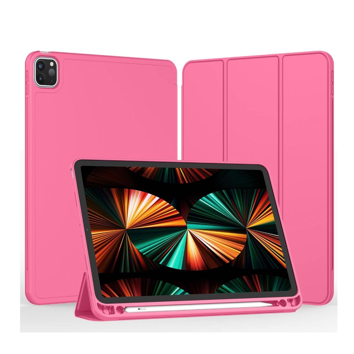 JOIGO - Carcasa Funda Smart Cover Para iPad 12.9 Fucsia