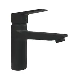 TAUMM - Llave Monomando Lavatorio Notte Acabado Mate Color Negro