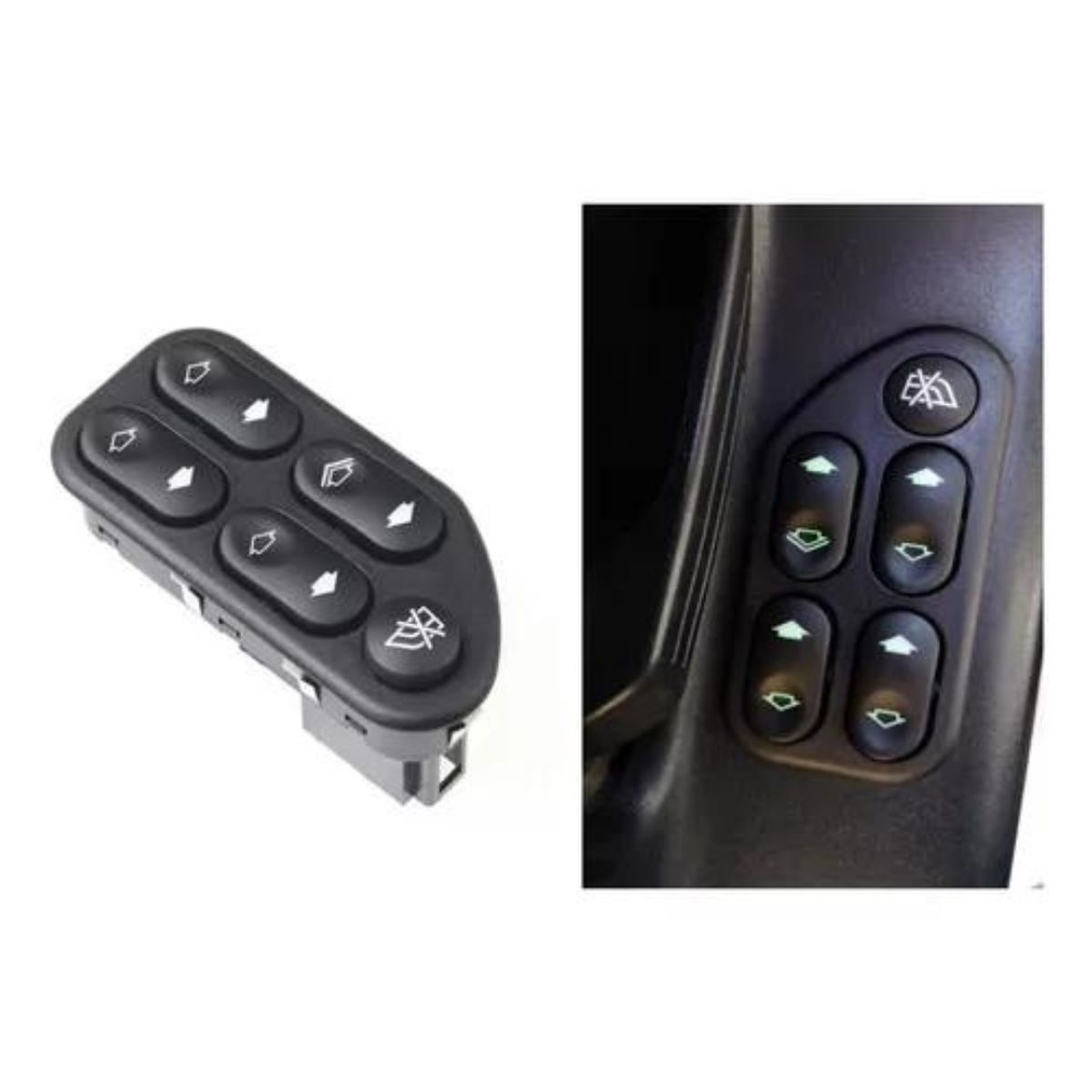 GENERICO - Botonera Alzavidrio Ford Ranger Fiesta Ecosport 20042008