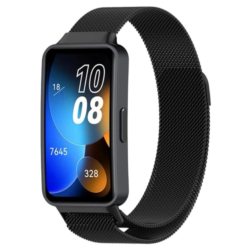 GENERICO - Correa De Repuesto Metálicas Para Huawei Honor Band 8 Negro