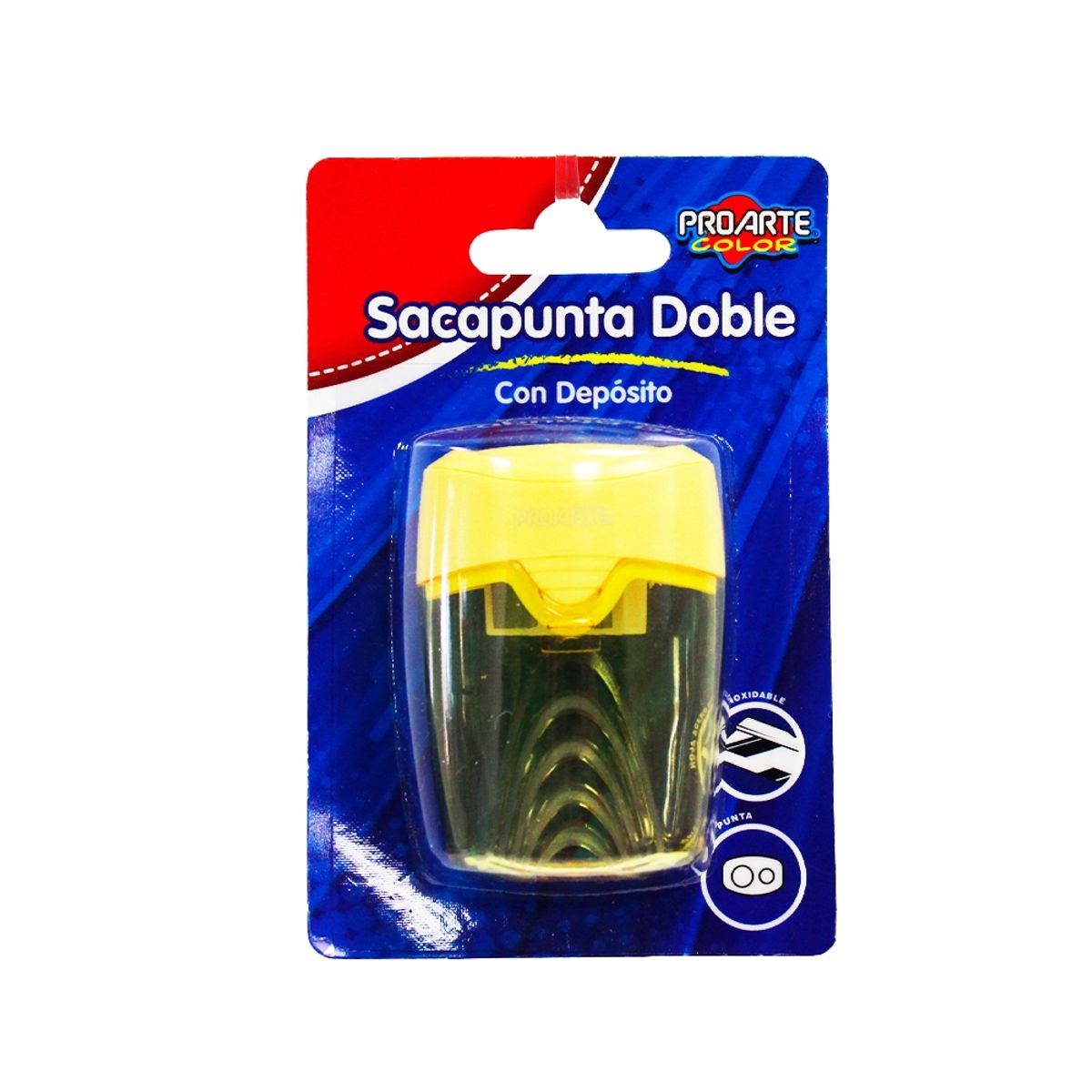 GENERICO - Sacapunta Doble Con Deposito 1pcs