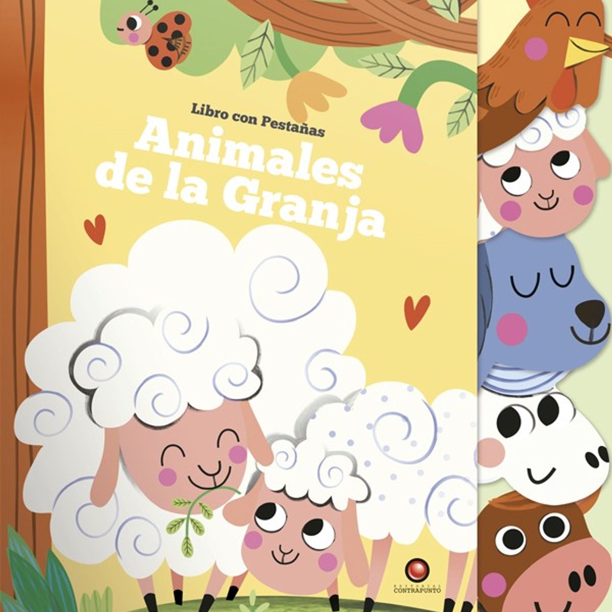 EDITORIAL CONTRAPUNTO - Con Pestañas - Animales De La Granja