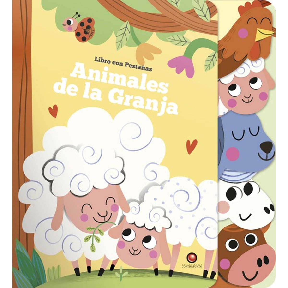 EDITORIAL CONTRAPUNTO - Con Pestañas - Animales De La Granja