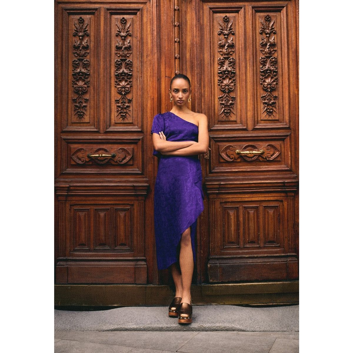 SCALPERS - Top Asimétrico Purple