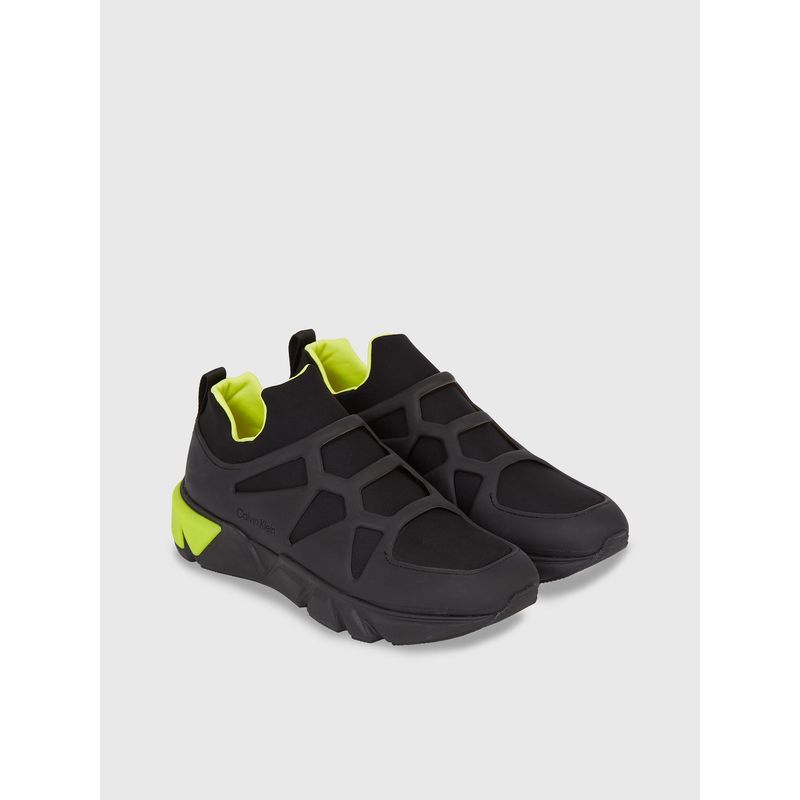 CALVIN KLEIN - Zapatilla Low Top Slip On Cage Negro Calvin Klein