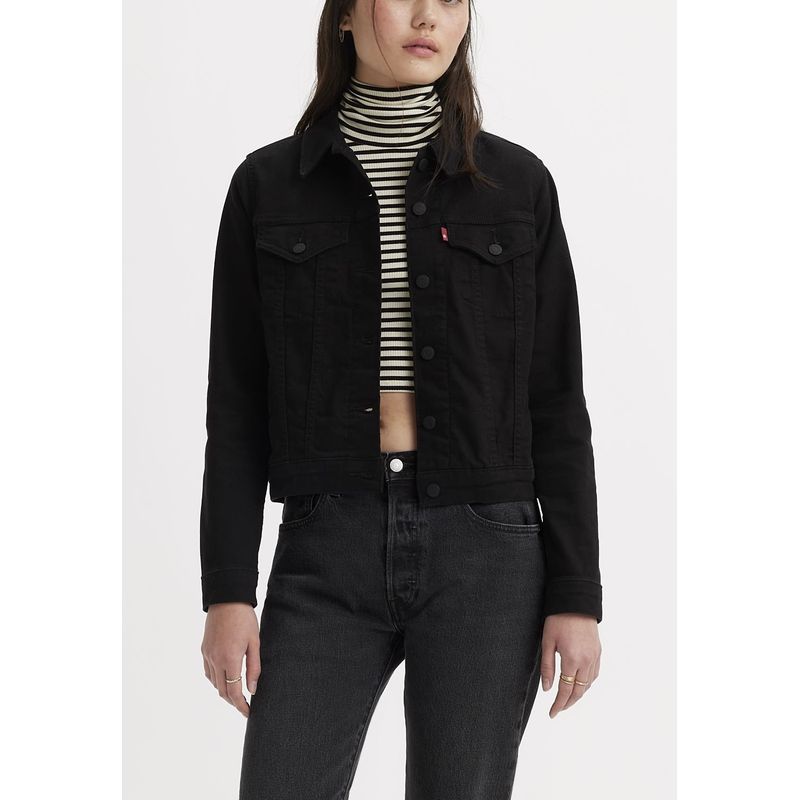 LEVIS - Chaqueta Mujer Slim Original Trucker Negro Levis