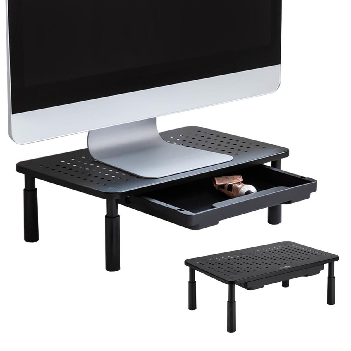 LINKON - Base Soporte Monitor Organizador Escritorio Linkon Ajustable