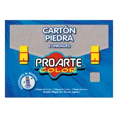 PROARTE - Carton Piedra 6pcs
