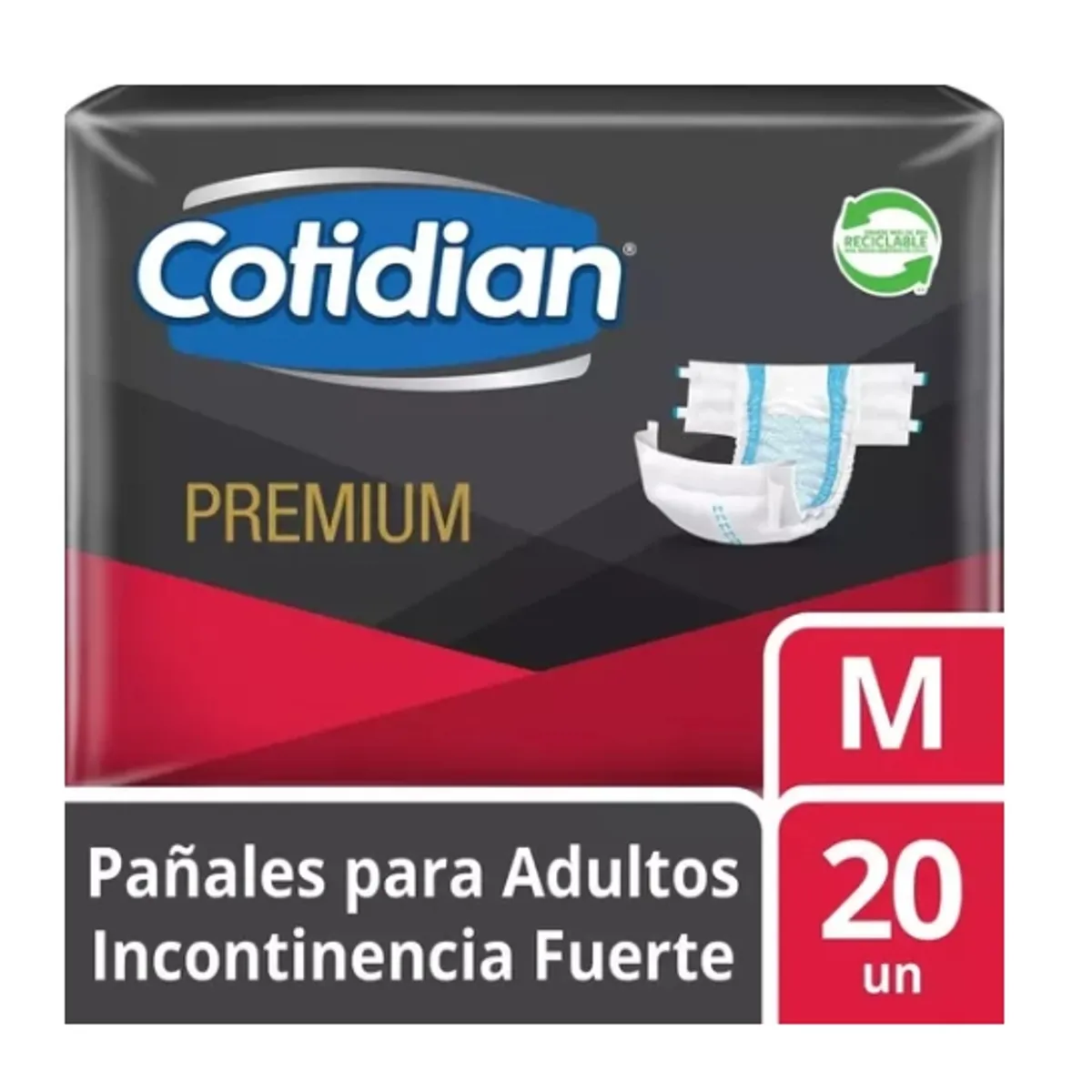 COTIDIAN - Pañales de Adulto Cotidian Premium M.