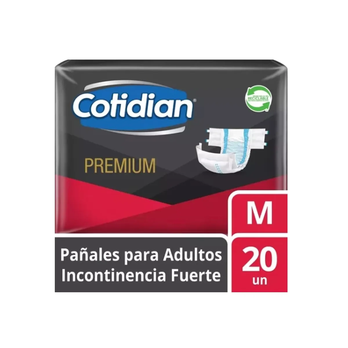 COTIDIAN - Pañales de Adulto Cotidian Premium M.