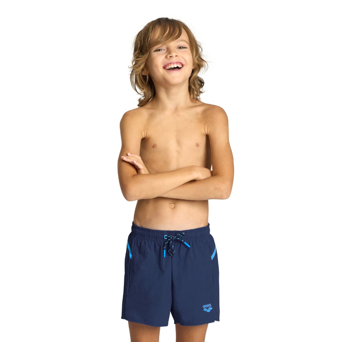 ARENA - Traje de Baño Niño Pro_File  Azul Arena