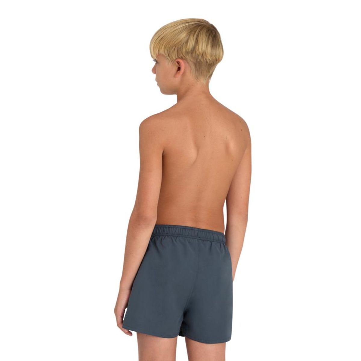 ARENA - Traje de Baño Niño Logo R  Negro Arena