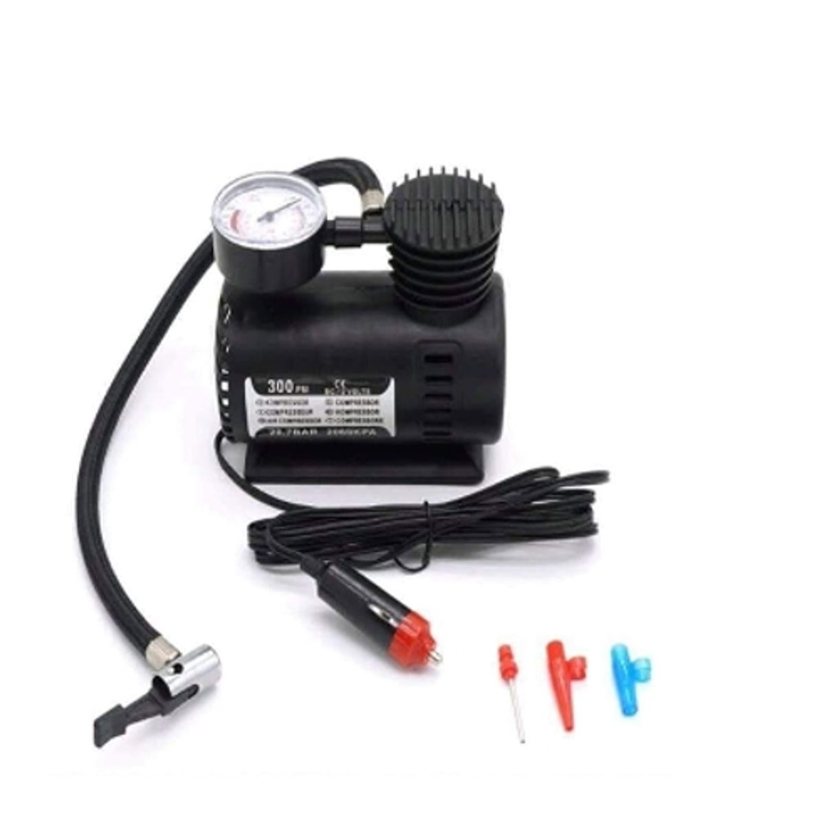 GENERICO - Mini Compresor Aire Auto 12v Compresor De Aire Portatil 300p