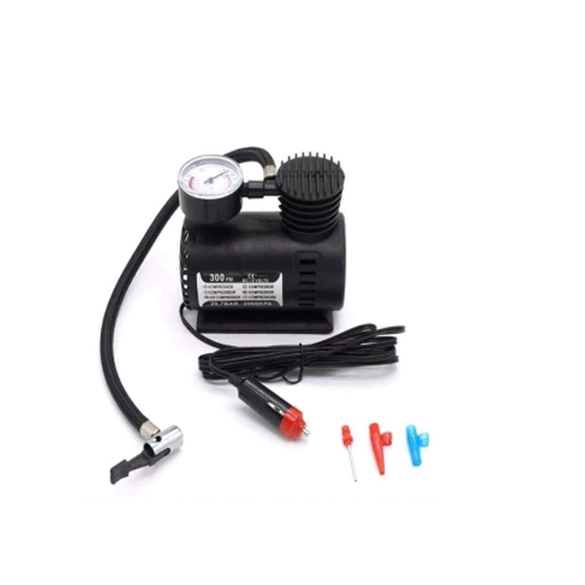 GENERICO - Mini Compresor Aire Auto 12v Compresor De Aire Portatil 300p