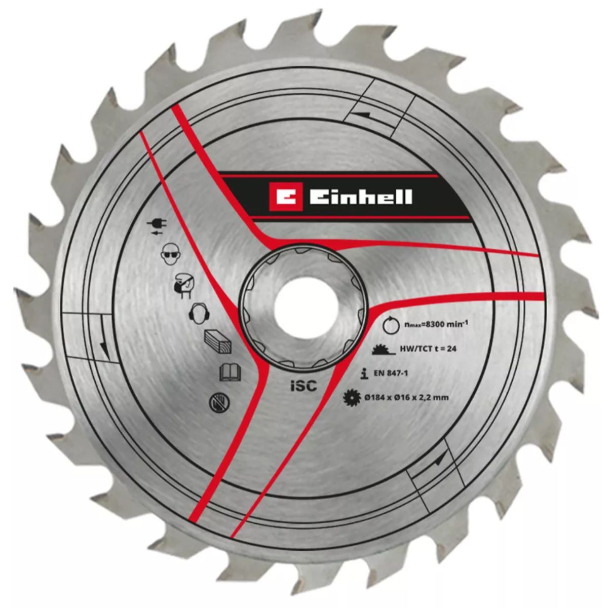 EINHELL - Sierra Circular Einhell Tc-cs 14101 Color RojoNegro