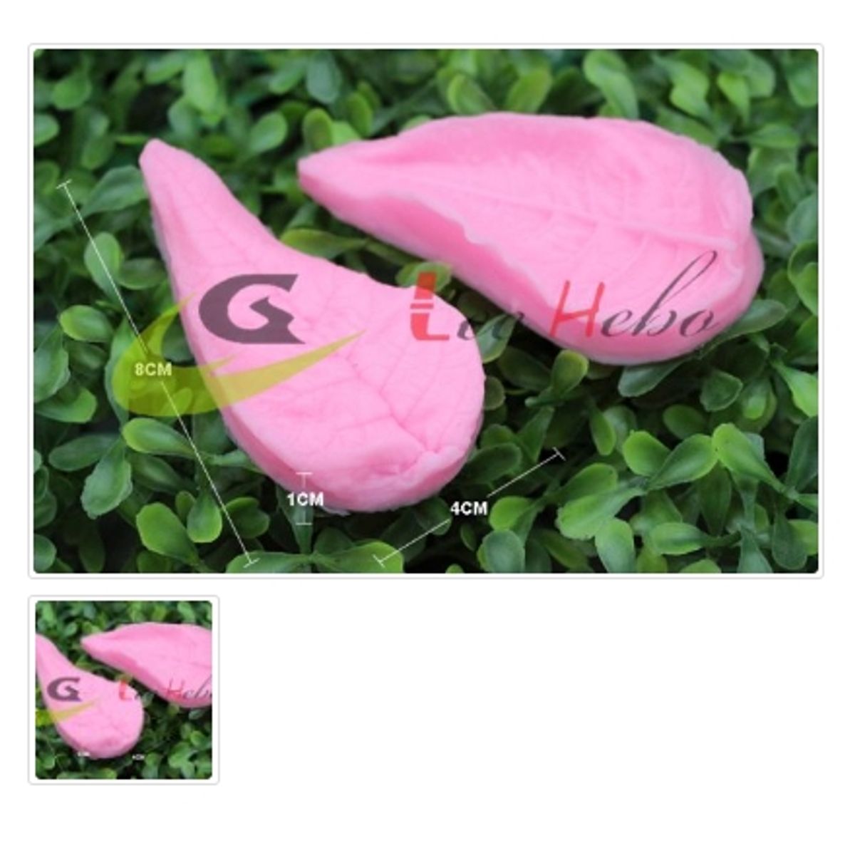 GENERICO - Molde Para Fondant Silicona Forma Nervaduras De Flor