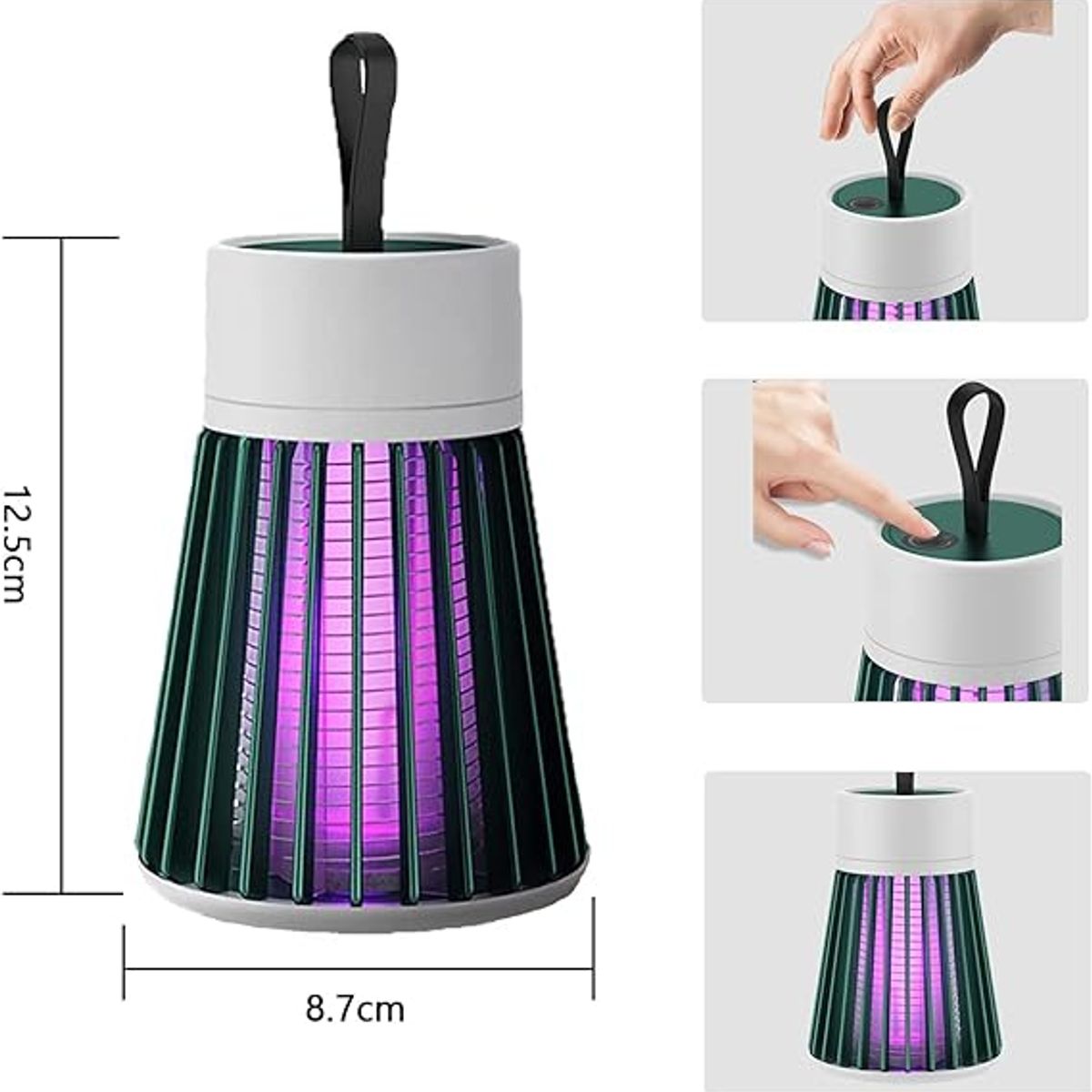 GENERICO - Pack X2 Lampara Mata Insectos Electrocutador Mata Zancudos