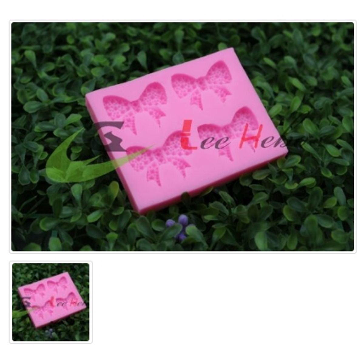 GENERICO - Molde Para Fondant Silicona Forma Lazos