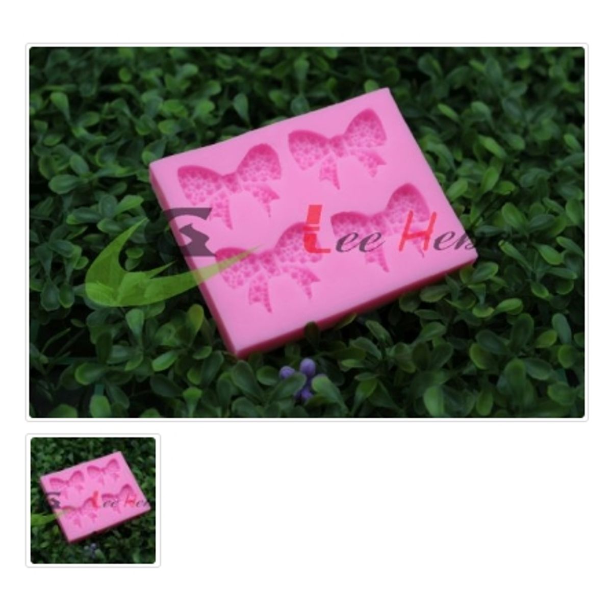 GENERICO - Molde Para Fondant Silicona Forma Lazos