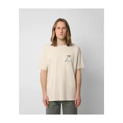 SCALPERS - Polera Bolsillo Print Beige