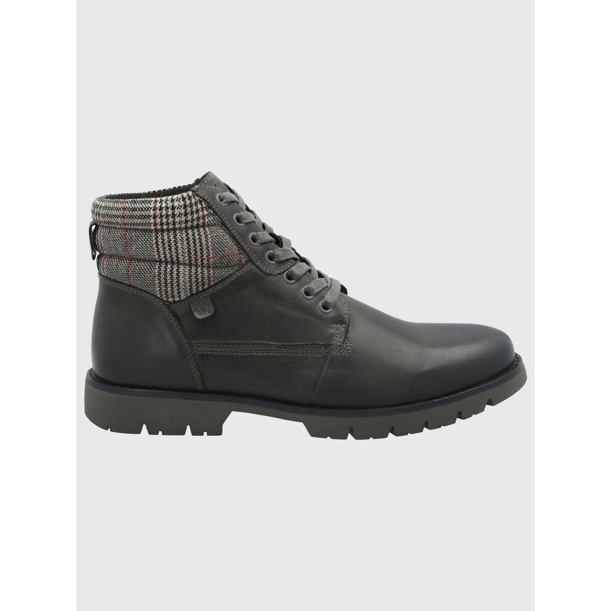 HUSH PUPPIES - Botin Cuero Hombre Rosco Gris HUSH PUPPIES