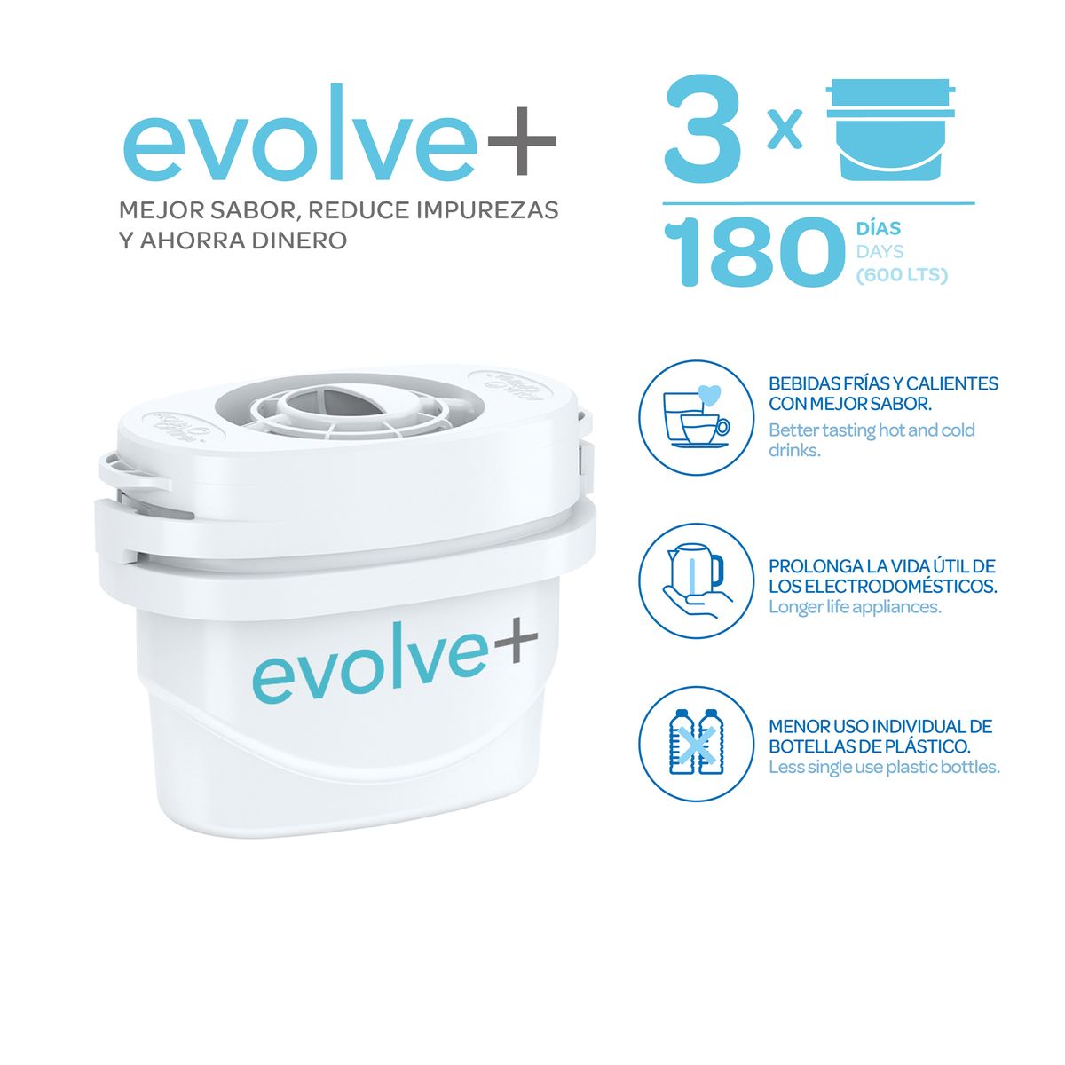 VAND - Filtro de agua evolve Vandx3