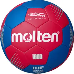 MOLTEN - Balon Handbol Serie F1800 Resina Free Rojo T.2
